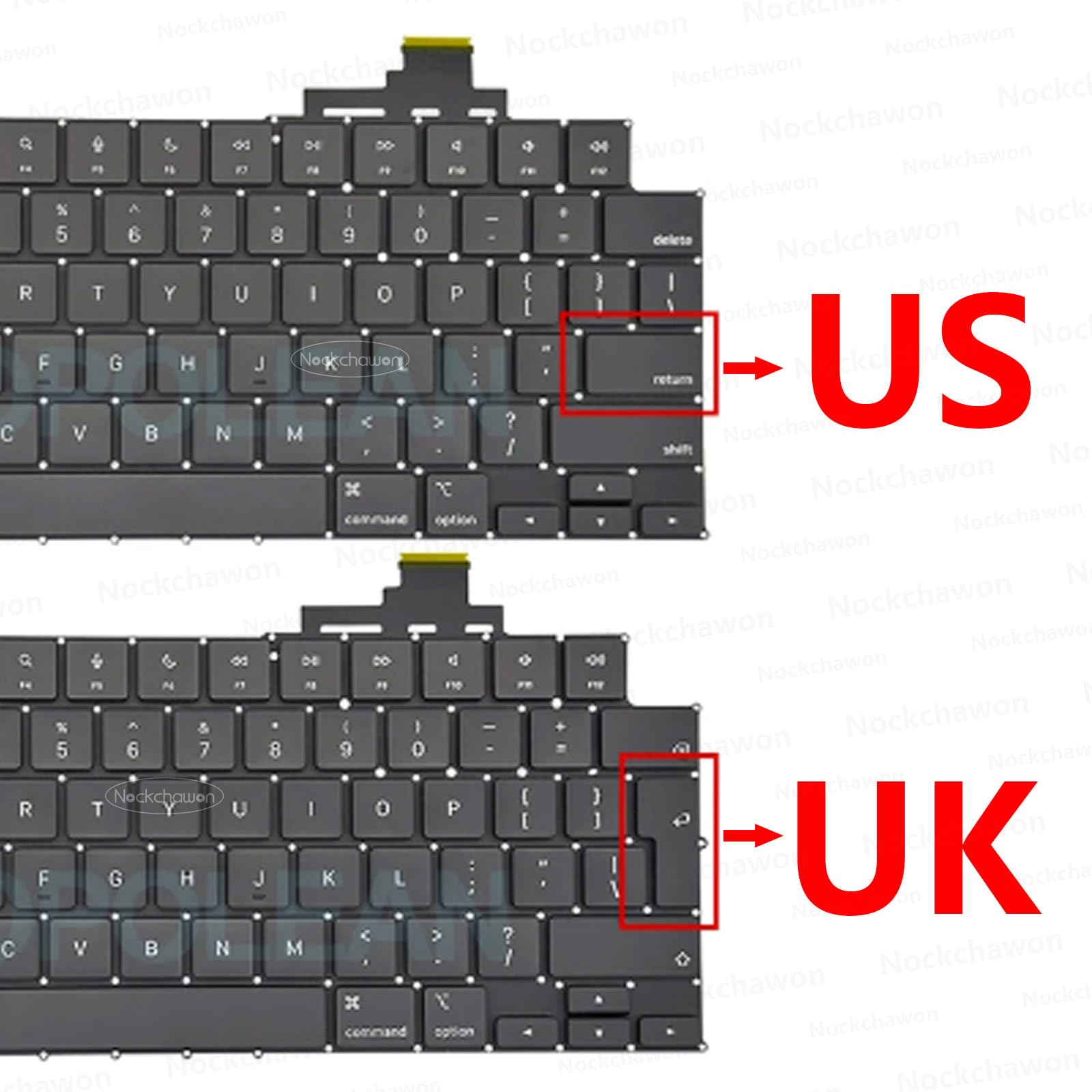 Amazon.com: New A2681 US Keyboard with Flex Cable Replacement for